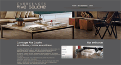 Desktop Screenshot of carrelages-rive-gauche.com